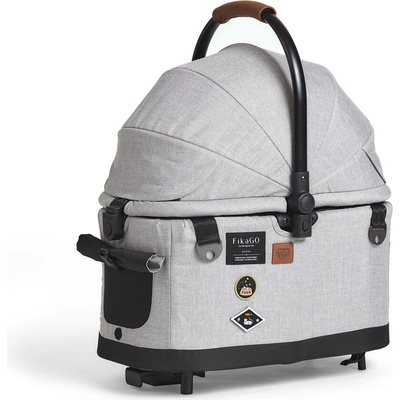 FIKAGO Flytta Grey Husky Nosič pre psov a mačky 49 x 27 x 54 cm
