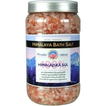Vivaco Himalájska prírodná ružová soľ do kúpeľa 1200 g