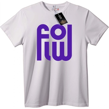 NOONEBRAND Тениска FOL Лилав Лого - XL, Black