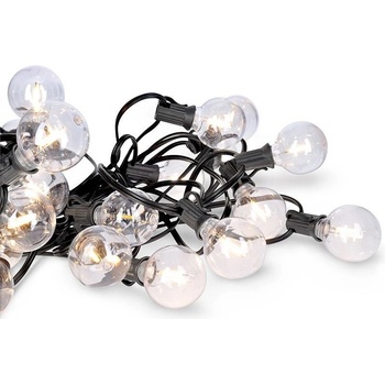 Solight LED venkovní řetěz s žárovkami 25 žárovek 15m+5m 19W teplá bílá WO794