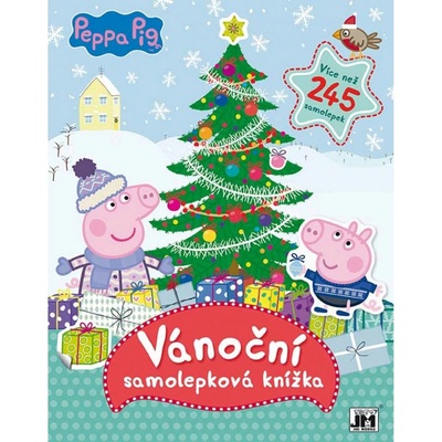 Vánoční samolepková knížka