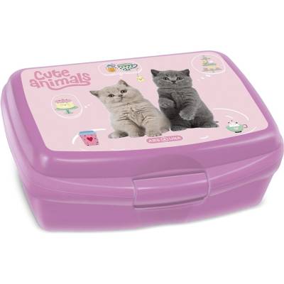 Ars Una Кутия за обяд ARS UNA Cute Animals-Tea Party пластмаса BPA free 165x135x60 mm 52545320 (52545320)