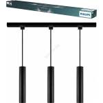 Philips - Пендант на кабел за шинна система EASYLINK, 3xGU10/7W/230V, 1 m, черен (P7614)