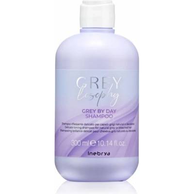Inebrya Greylosophy Grey By Day Shampoo tónovací šampón pre šedivé vlasy 300 ml
