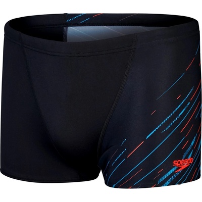 Speedo Бански гащета Speedo Men's Hyperboom V Cut Swim Shorts - Blk/Blue/Red