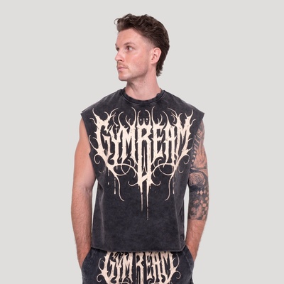 GymBeam Мъжки потник Abyss Charcoal XL