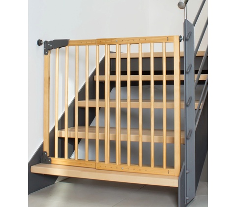 Reer Zábrana Basic TwinFix Simple-Lock dřevěná
