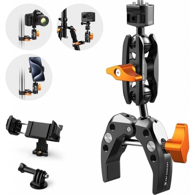 K&F Concept K&F Multi-functional Super Clamp with Magic Arm – Zboží Mobilmania