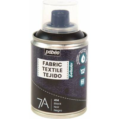 Pébéo 7A farba na textil ve spreji 100 ml 14 black
