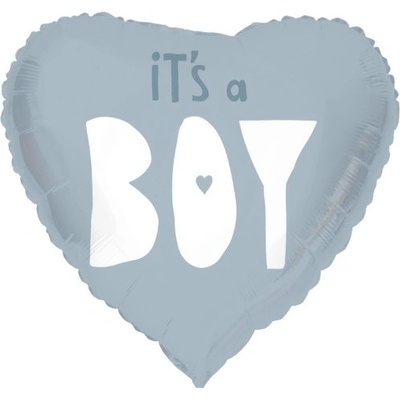Folat Foliový balonek srdceIt's Boy 45 cm
