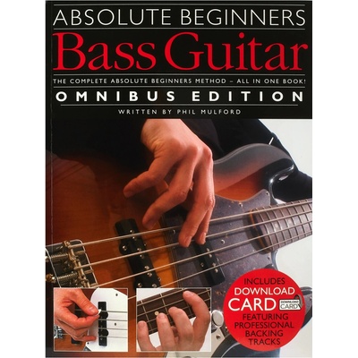Absolute Beginners: Bass Guitar Omnibus Edition noty, tabulatury na baskytaru + audio – Zboží Dáma