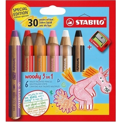 Stabilo voskové pastelky 6 ks