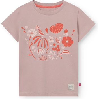 Mini A Ture Детска тениска Mini A Ture Kid's Matcharley T-Shirt - Cloudy Rose - размер 128 (704-5763-0114)