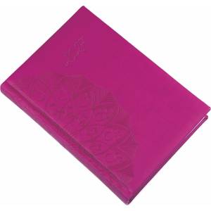 Realsystem Дневник за срокове REALSYSTEM Librobello за жени B/6, ежедневен, бял, с розови страници, 2027 (5421-28)