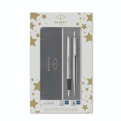 Комплект Parker Royal Jotter Stainless Steel CT, Химикалка и Писалка (28367-А-CT)