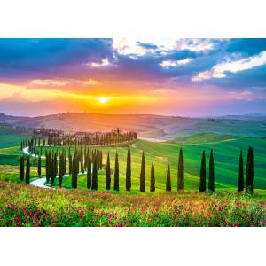 Enjoy - Puzzle Tuscan Sunrise - 1 000 piese