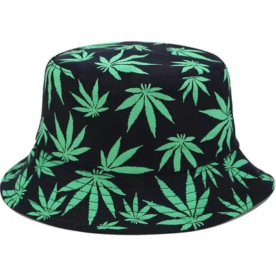 Klobúk Hemp KP23106 čierna/zelená