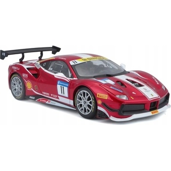 Bburago Ferrari 488 Challenge 2017 červená 1:24