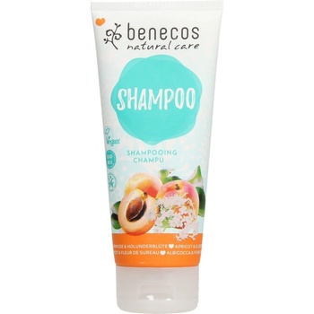 Benecos přírodní šampon pro všechny typy vlasů merunka a bezinky 200 ml