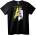 NOONEBRAND Тениска Attitude & Instinct - 2XL, Black