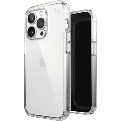 Speck Presidio Perfect Clear - удароустойчив хибриден кейс за iPhone 14 Pro (прозрачен)