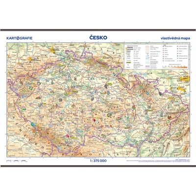 Česko Vlastivědná mapa