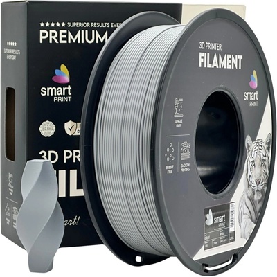 Smart Print FG-S63-E1, 3D филамент, PLA, 1, 75mm, 1000g, Сив (Grey) (FG-S63-E1)