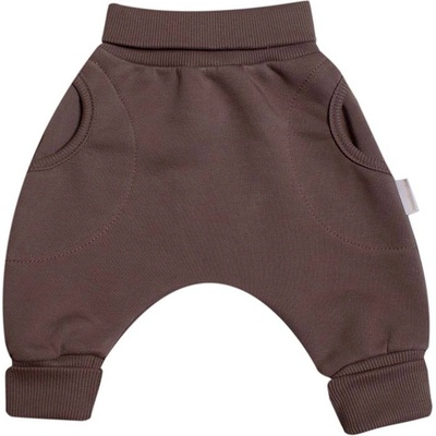 MKcool Tepláčky rostoucí BAGGY MK2338 čokoládově hnědé