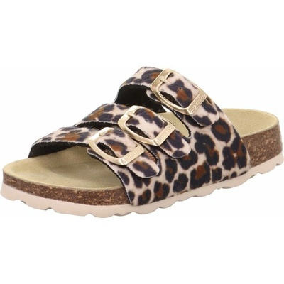 Superfit Dievčenské korkové papuče FOOTBAD Beige/Multicolored 1-800113-4000
