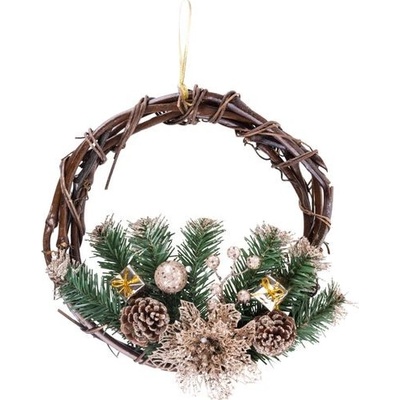 MagicHome Veniec na dvere prírodný 30 cm