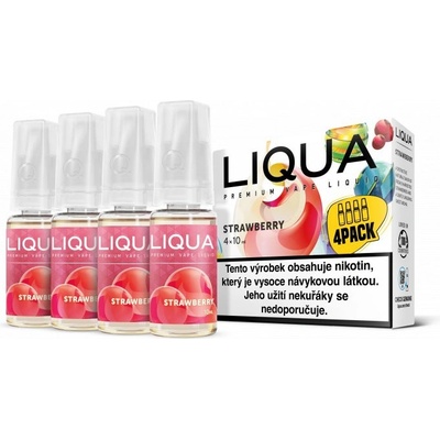 Ritchy Liqua 4Pack Strawberry 4 x 10 ml 6 mg