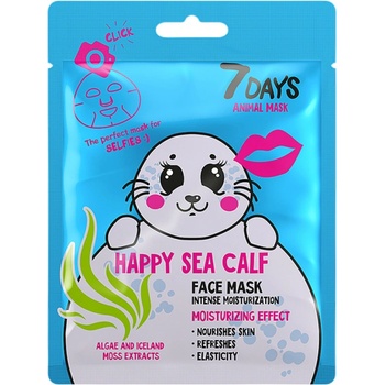 Image 1 of 7 DAYS Happy Sea Calf Маски за лице 28g
