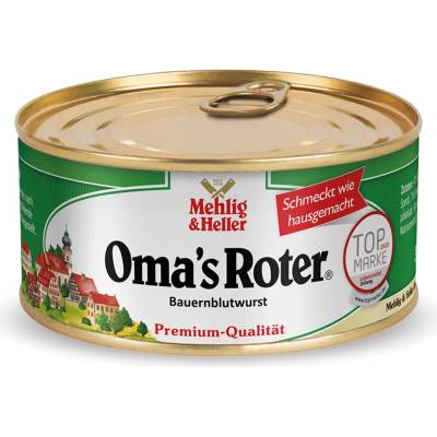 Mehlig & Heller Oma's Roter krvavá masová pomazánka v konzervě 300 g