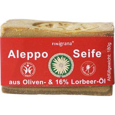 FINigrana Bio & Naturkosmetik mydlo Aleppo so 16 % vavrínového oleja 180 g