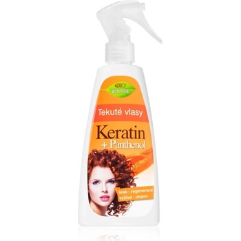 Bione Cosmetics Keratin + Panthenol регенерираща грижа без изплакване За коса 260ml