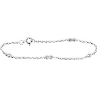Soliter Slušivý strieborný náramok s guličkami 461 001 00840 04