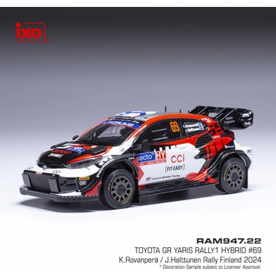 IXO Toyota GR Yaris Rally1 Rally Finland 2024 69 Rovanperä Halttunen 1:43