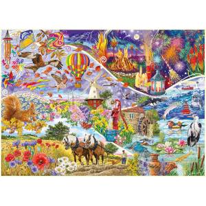 Gibsons - Puzzle Elemental - 1 000 piese
