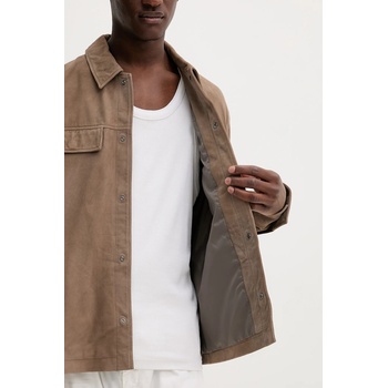 Calvin Klein Велурено яке Calvin Klein в бежово преходен модел LV04LC425G (LV04LC425G)