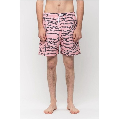 Santa Cruz kraťasy Barbed Wire Swimshort Pink