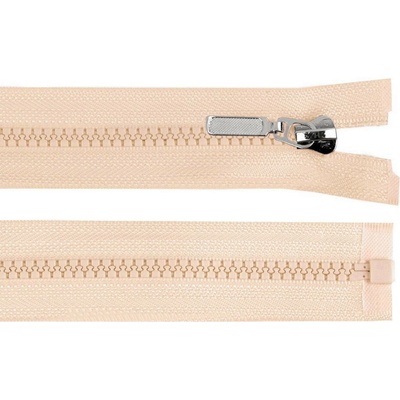 Stoklasa Kostěný zip No 5 délka 60 cm s ozdobným jezdcem Balení: 1 ks, Varianta: 291 béžová světlá 291 béžová světlá