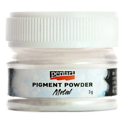 Metalický pigmentový prášek 3g / silver