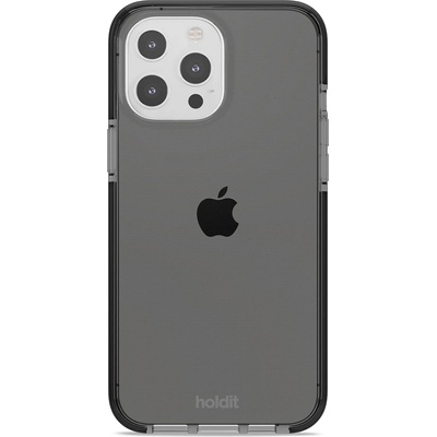 Holdit Гръб Holdit Seethru Case за iPhone 13 Pro Max - Черен