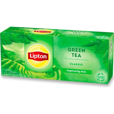 Lipton zelený čaj Classic 20 sáčků