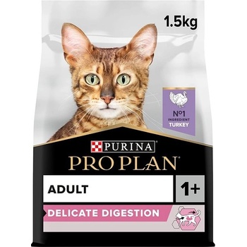 Pro Plan Cat Delicate Digestion granule pro dospělé kočky s krůtou 1,5 kg