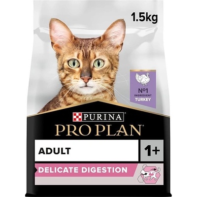 Pro Plan Cat Delicate Digestion granule pro dospělé kočky s krůtou 1,5 kg