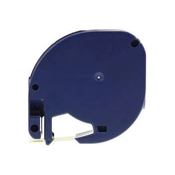 Pro Dymo Dymo 91216 LetraTag 12mm x 4m, черен печат / сив фон, съвместима лента (91216)