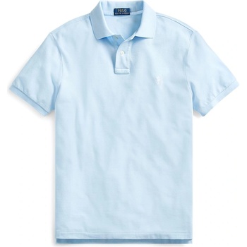 Ralph Lauren Риза с къс ръкав Polo Ralph Lauren Men's Custom Slim Short Sleeve Shirt - Office Blue