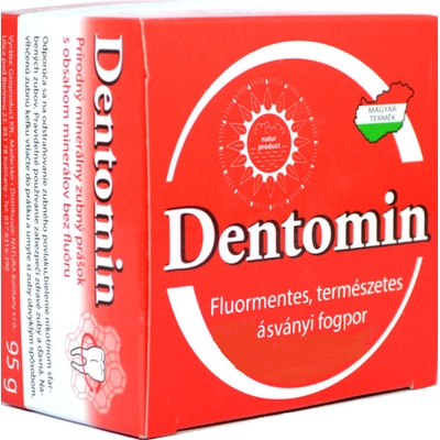 Geoproduct Dentomin Prírodný minerálny zubný prášok bez fluóru 95 g