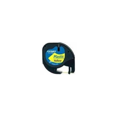Dymo 59423 černý tisk žlutý podklad 4 m 12 mm LetraTag plastová páska 594